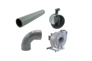 Alt i plastfittings til industriel ventilation